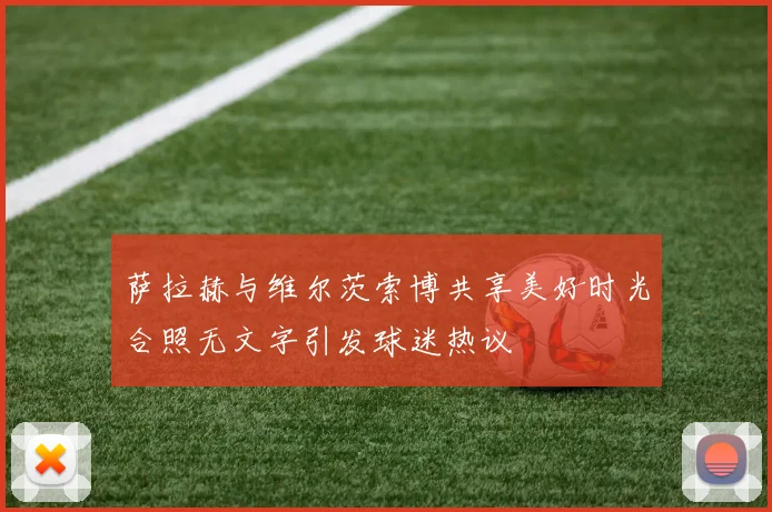 萨拉赫与维尔茨索博共享美好时光合照无文字引发球迷热议